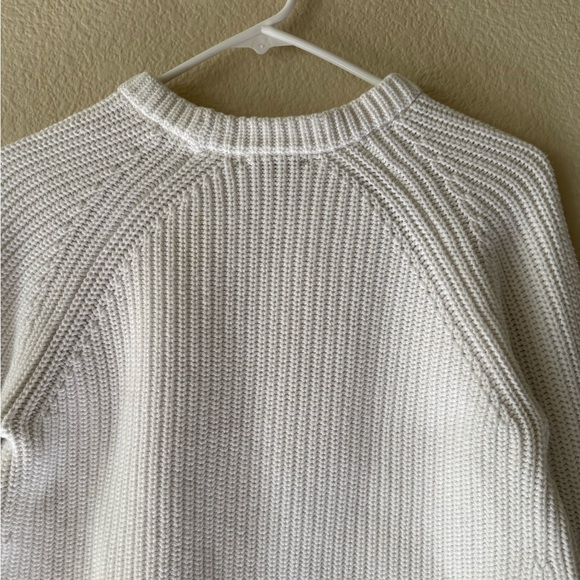 Quince Cream Ribbed Knit Pullover - Picture 10 of 13
